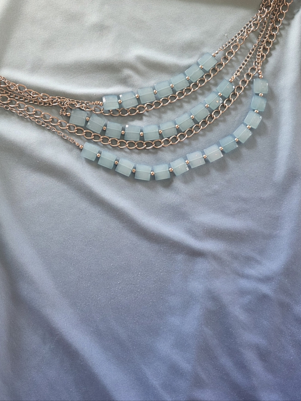 Bundle Maxi Dress - Ombre Dress & Blue Layered Chain Necklace In "Honu" Shop Bag - Picture 7 of 15